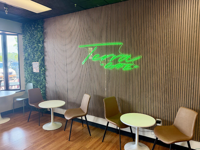 Cozy seating inside Terra Café
