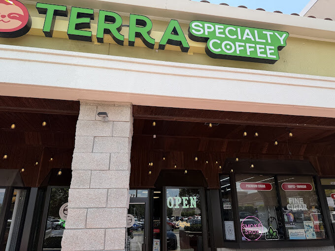 Terra Café storefront in DeLand